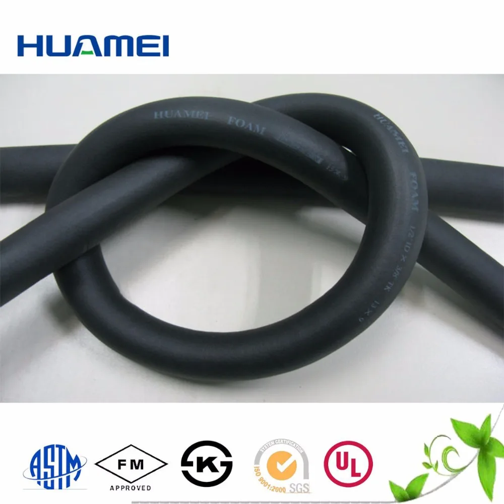
Elastomeric Nitrile Closed Cell rubber foam Copper Pipe Insulation 