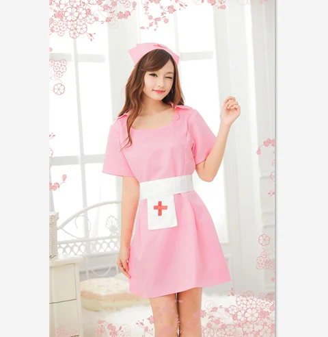 latest pink sweet nurse costume plus size lingerie ftv midnight