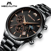 

MAGELITH Fashion Sports Watch Men Waterproof Full Steel Quartz Male Clock Business Casual Wrist Watch For Men Relogio Masculino