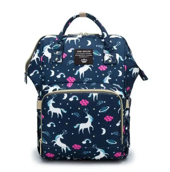 

baby love polyester unicorn diaper bag direct factory in stock 1piece is acceptable, Costomize