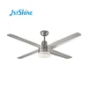 manufacturer brushed nickel metal blades AC 110V ceiling fan light