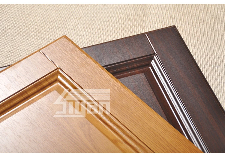 Wooden Veneer Melamine Kitchen Veneer Door,Veneer