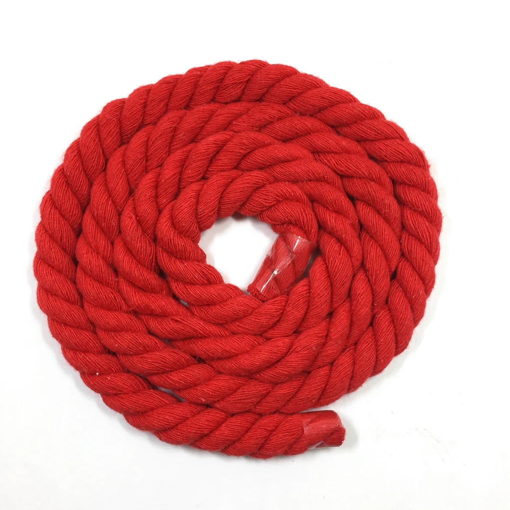 Custom multi-colored thick cotton ropes