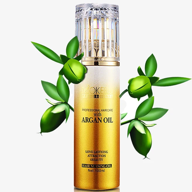 professional oem wholesale cosmetic cold pressed hair serum oil morocco organic argan oil