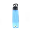 Leak-proof straw bottle with handle clear tritan BPA free gym cycling camping one hand opening sports water bottle