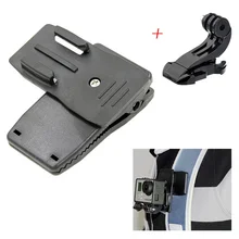 For Gopro Accessories 360 Degree Rotary Quick Clip Mount Hat Backpack Clips For Go Pro Hero3+ 3 2 For SJCAM SJ4000 SJ5000 Camera