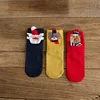 JinHua YiWu Agent Wholesale Promotional High Quality Cute Cartoon Animal Pattern Cotton Christmas Sock