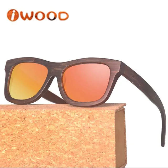 Quality wood sunglasses natural bamboo sunglasses sun glasses 100% quality checking before packing for shipment