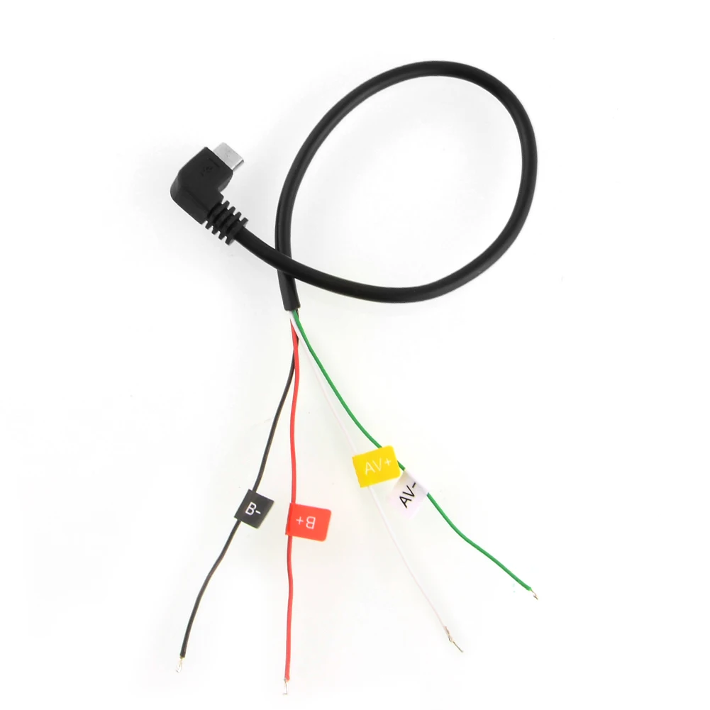 FPV AV Realtime Output Cable Conversion Cord for Action Helmet Camera SJ4000 DSLR Camera Cable High