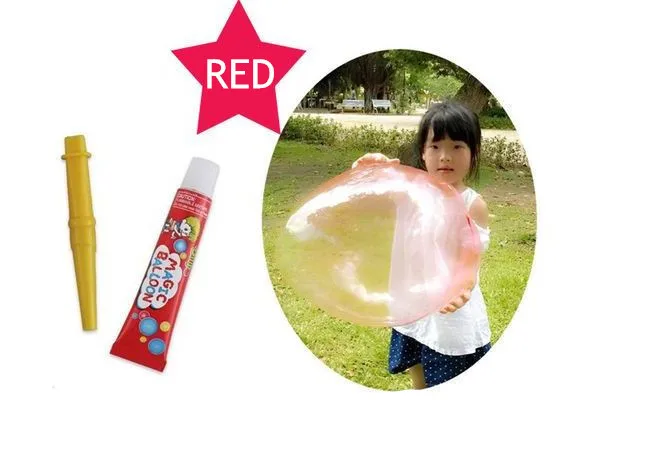 3pcs/set Magic Blow-Up Balloon Glue Bubble Gum Kids Toy Magic Balloon Funny  Outdoor Game Toys for Children