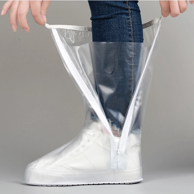 
Shoe protection waterproof hiking clear plastic boot covers 