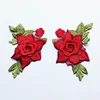 Custom Sew On Patches Embroidered Badge 3D Flower Patch Manufacturers