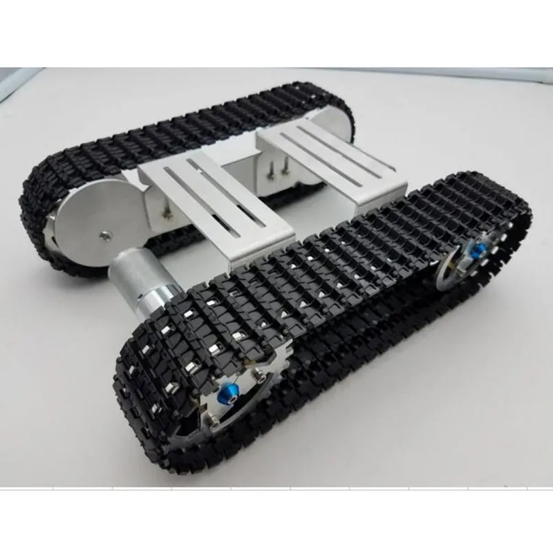 Aluminium Plattform Dämpfung Metall Tank Roboter Chassis Kreative DIY Crawler für Arduino