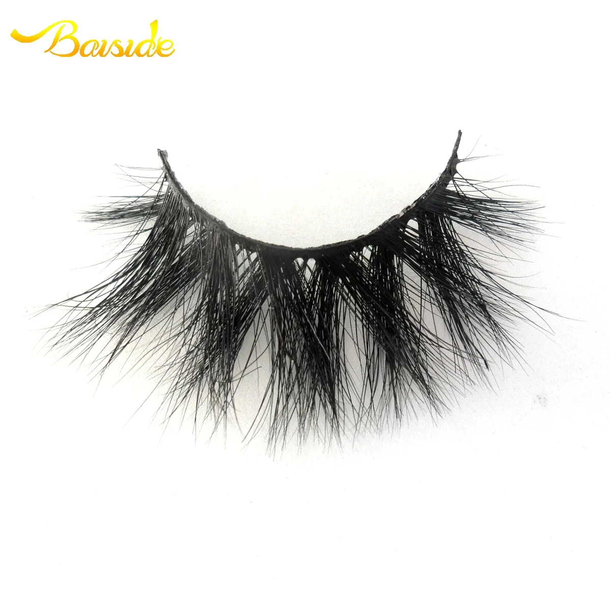 

Baiside 2019 Hot 25MM Mink Lashes Fluffy 3d Mink Eyelashes And Custom Logo Eyelash Box