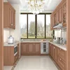 Latest trends open design freedom PVC membrane kitchen cabinet