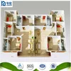 New technology economic well designed light steel 4 bedroom house floor plans