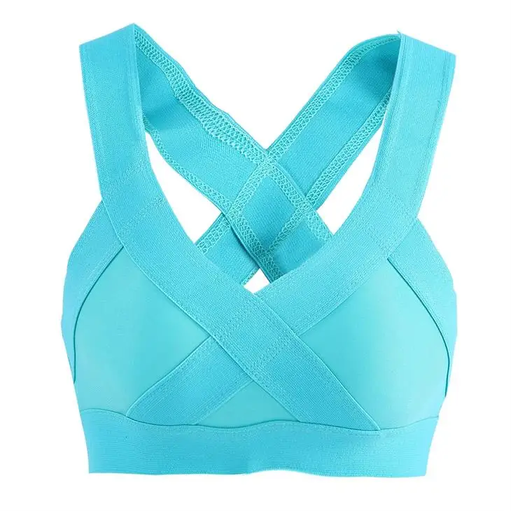 New model sexy girl wear bra blue hot sexy xxxx sports bra cool sport bras