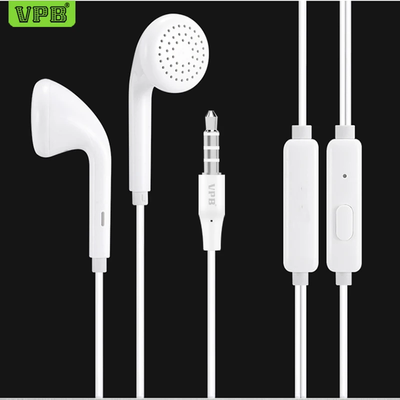 

VPB S16 flat head earphone bass classic general mobile phone computer General headphones wholesale