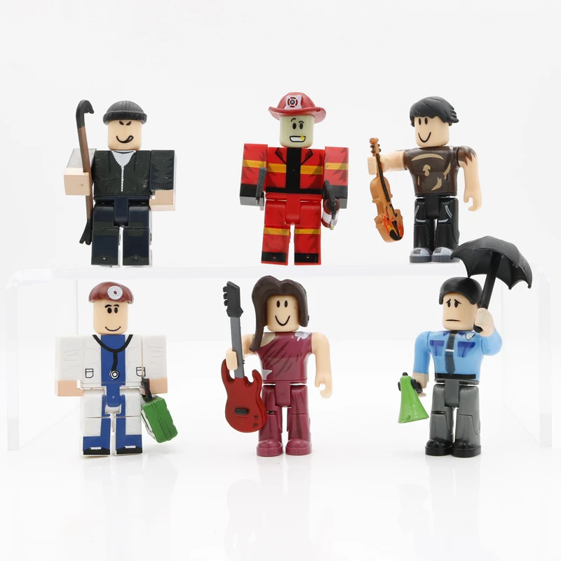 Tv Movie Video Games 6pc Set Citizens Of Roblox Toy Figure - roblox video game zeppyio
