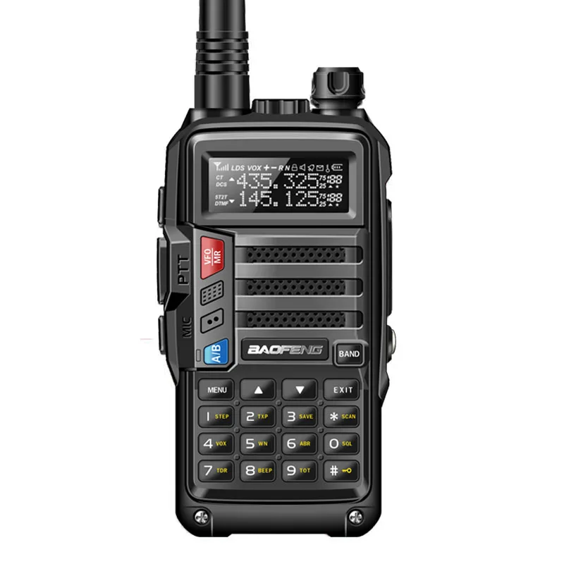 

BaoFeng UV-S9 Powerful Walkie Talkie VHF/UHF136-174Mhz & 400-520Mhz Dual Band Portable CB Radio
