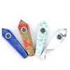 Hot sale Unbreakable strong rotating beautiful glitter bouncing carving quartz crystal smoking cigarette holder