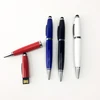 4 GB 8 GB Ballpoint pen shape USB flash disk creative metal memory disk