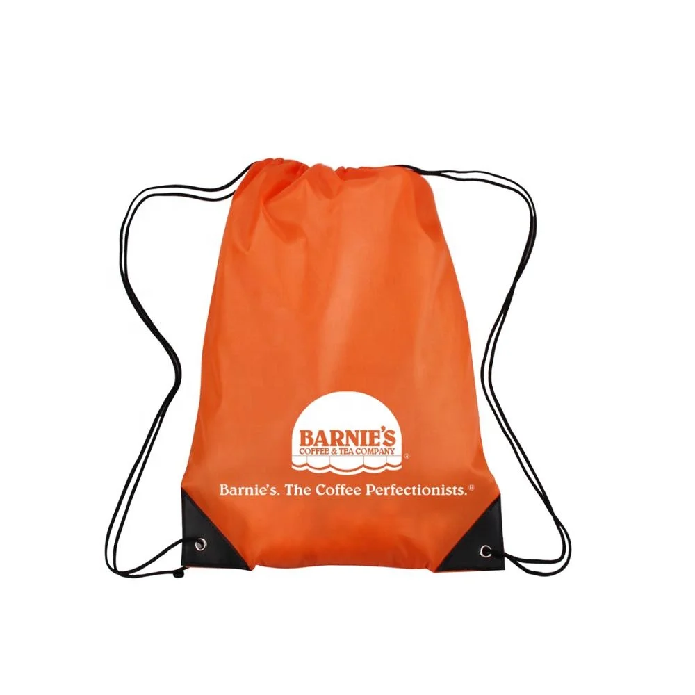 
Custom polyester Gym Sports Drawstring bags Swimming Backpack 