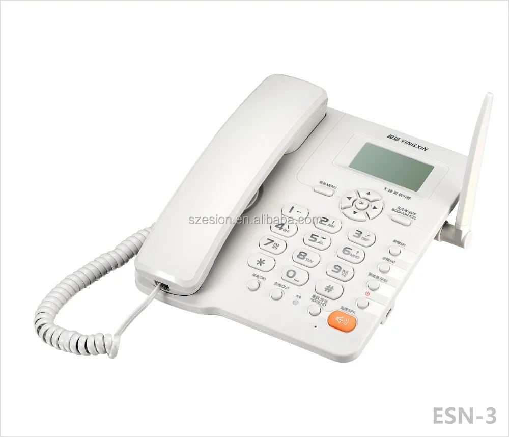 
ESN-3A two Dual SIM card GSM CDMA WCDMA UMTS 2g 3g desktop Fixed wireless phone FWP table cordless telephone 