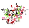 10Pcs/lot Acrylic TONGUE BAR UV Pill CAPSULE Body Piercing