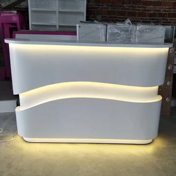 Top Quality High Gloss Salon Reception Desk Buy Salon