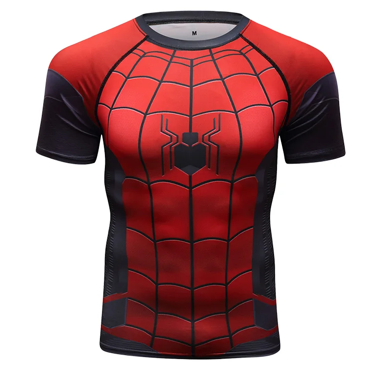 

Cody Lundin Marvel Superhero Shirt 3D Printed Men Compression Gym T Shirt, Multi