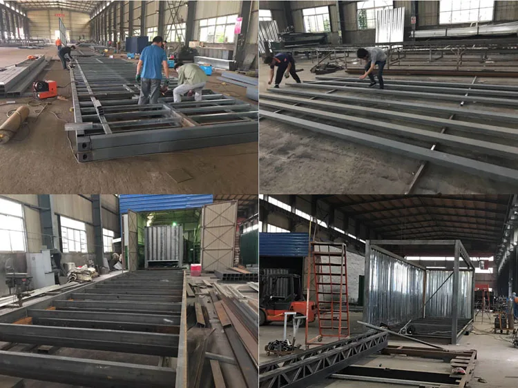Low Cost Steel Structure Prefabricated House for Temporary Staff Labor Camp