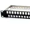 good price 19 Inch 48 or 24 Port blank utp or stp Patch panel