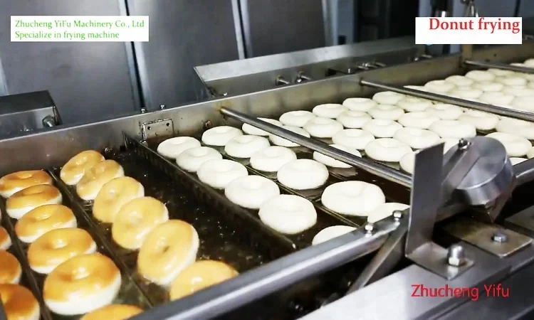 
Automatic Donut fryer , Donut Frying Machine, Automatic donut production line 