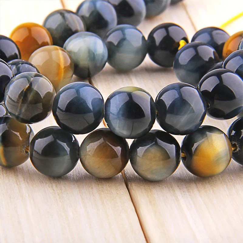 

Wholesale Natural Fantasy Chatoyancy Tiger Eye Beads Tiger Eye Stone Round Loose Beads 15 inches 6mm 8mm 10mm