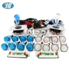 2 Player LED Arcade DIY Kit for PC /PS2/PS3 USB Encoder Raspberry Pi diy kit 32mm led button