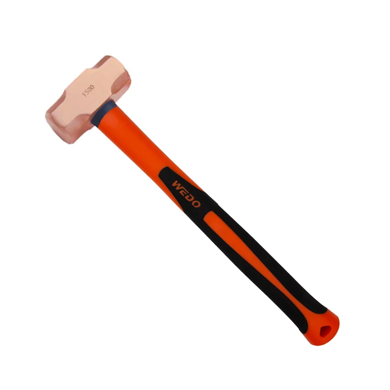 Wedo Manufacturer Die-forged Copper Sledge Hammer Plastic Coating ...