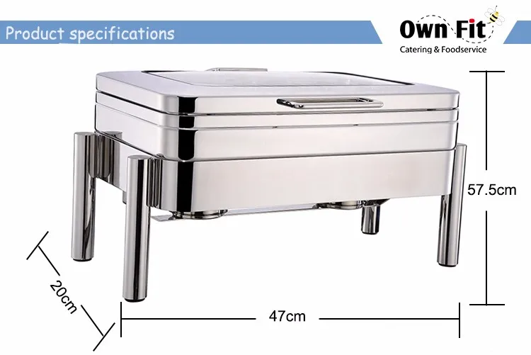 glass lid chafing dish