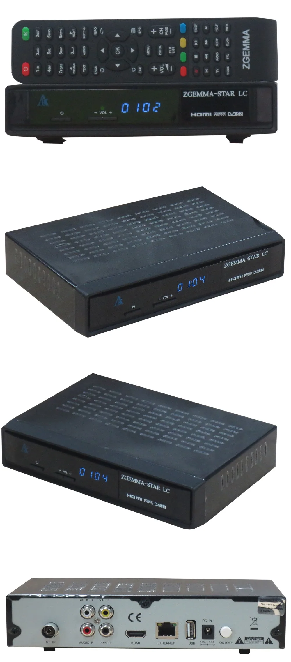 Multifunctions Cable Box Zgemmastar Lc Media Player Linux Os Cable Receiver With Dvbc One