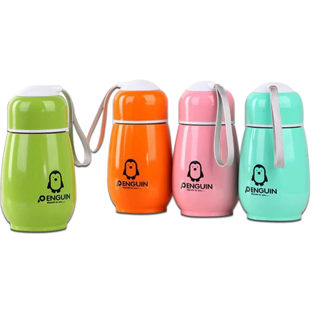 

Hot selling stainless steel insulation penguin vacuum cup creative gifts portable water cups support custom logo