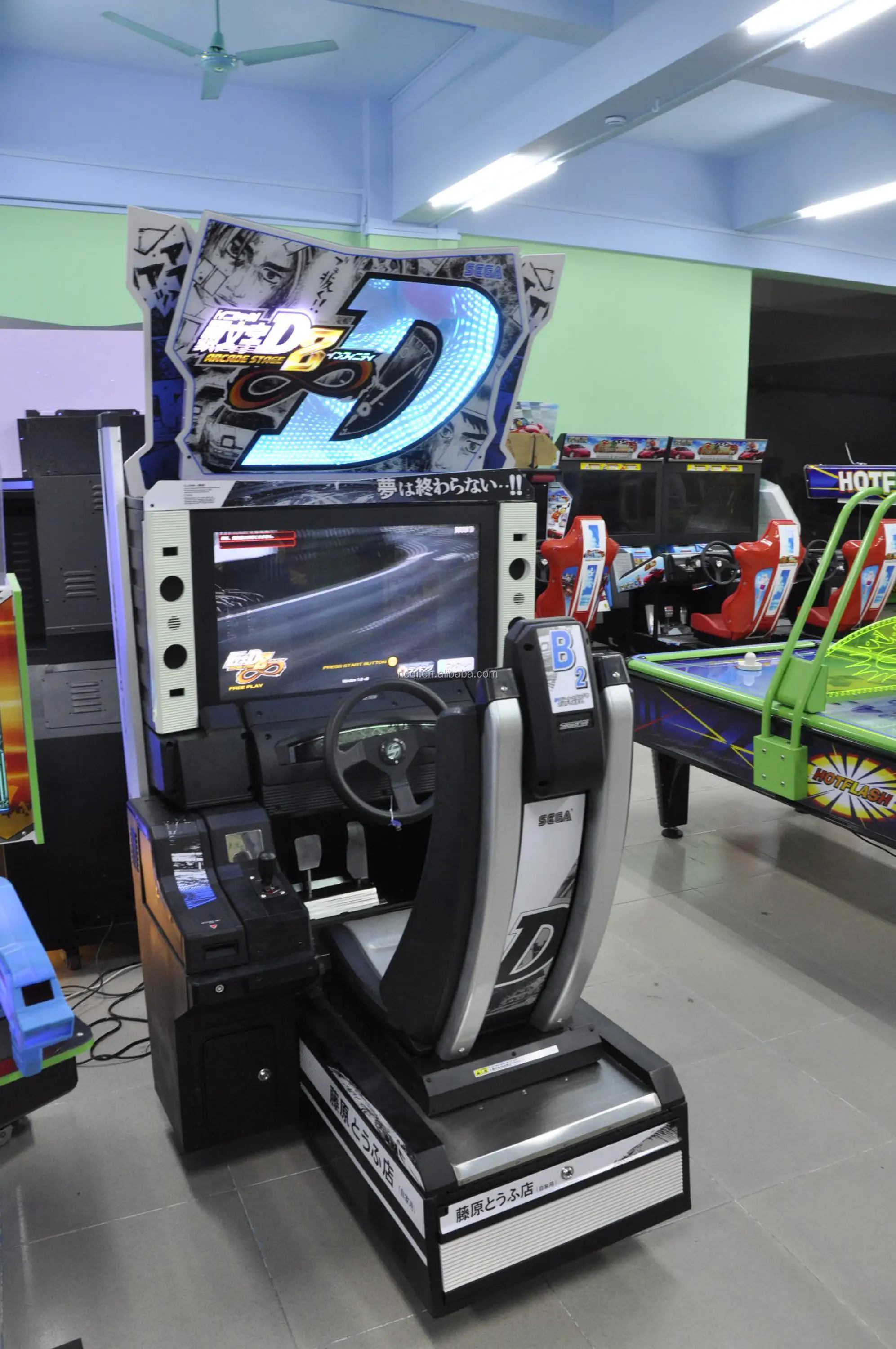 Alibaba best seller original arcade initial d8 india car racing game machine