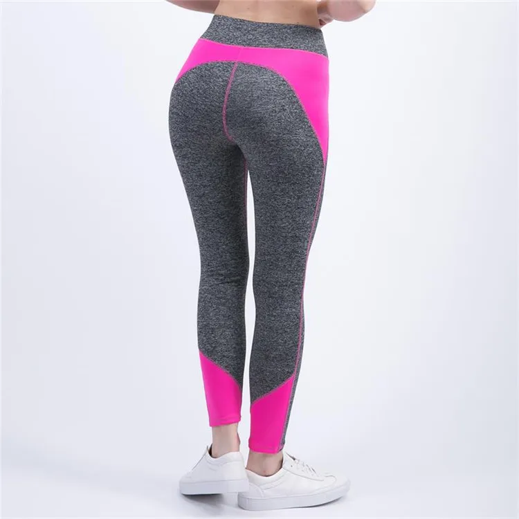 

YOUME Women Leggings For Female High Waist Fitness Pants Legging Workout Activity Leggings Bodybuilding Clothes Body Shapers, Pink/black/yellow/blue