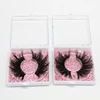 Sales promotion custom designing 3d mink lashes paper transparent square box