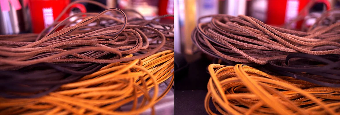 custom leather shoe laces