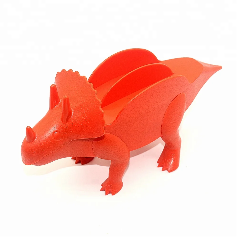 

CHRT Food Grade ABS Material Plastic Dinosaurs Taco Holder Stand, Green;red;blue. and etc
