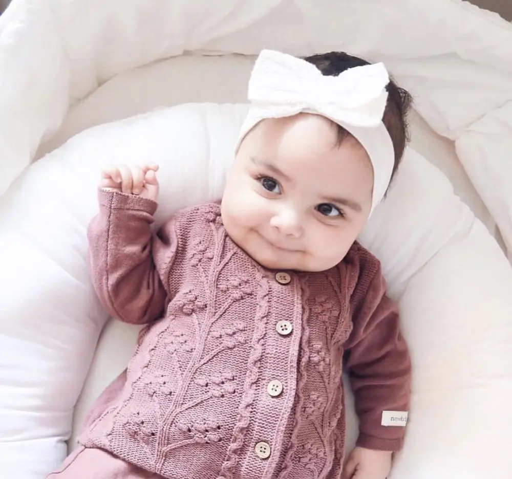 

Hu Sunshine Wholesale Girls Sweaters Knitted baby Cotton baby Sweater