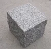 Natural G341 Grey Granite Paving Stone Split Cube Stone