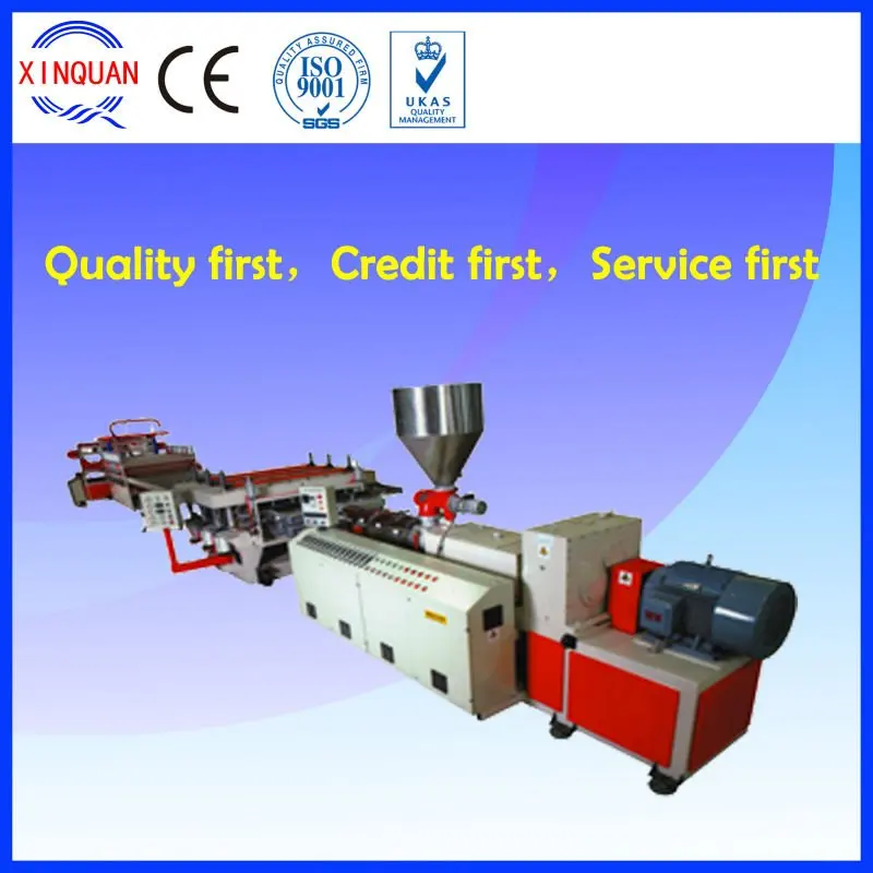 
PVC plastic wood composite board foam machine 