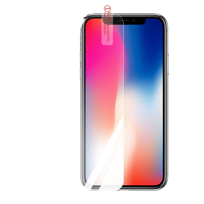 

Explosion-proof anti-fingerprint HD transparent full-screen cover for iphone X tempered glass film