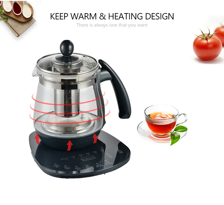 Chinese hot sale cheap price tea glass teapot electric water glass kettle